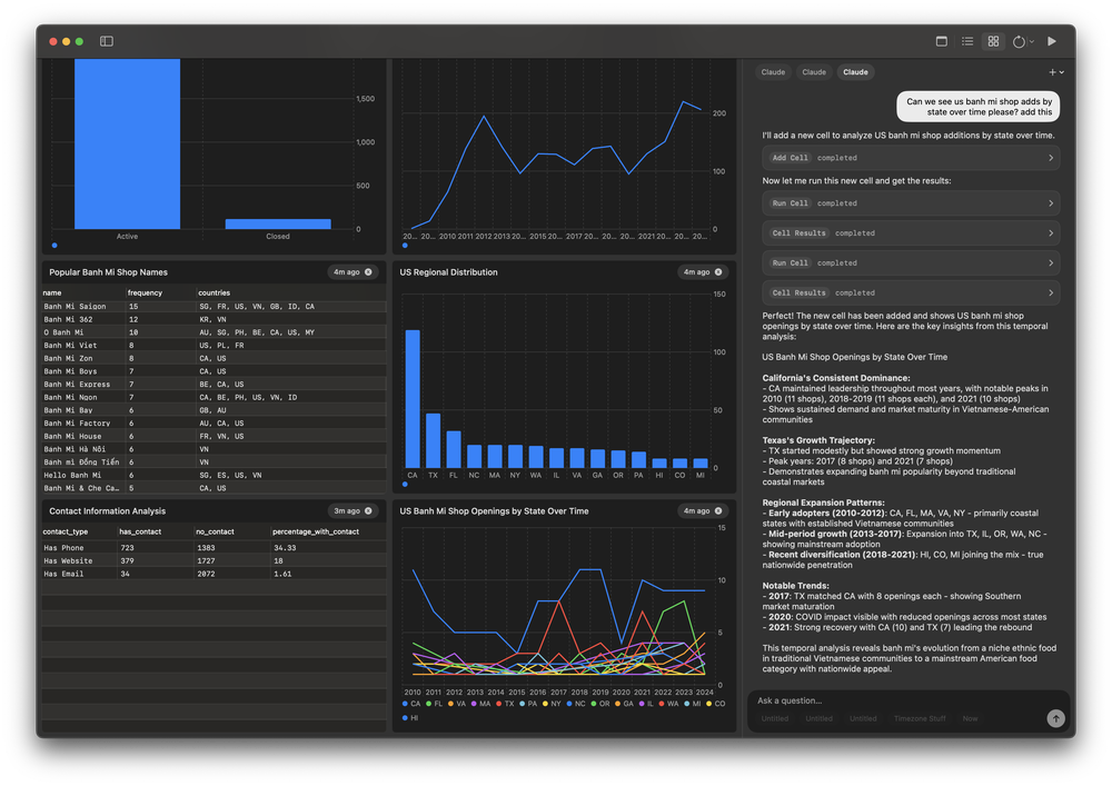 Sidequery agent connected to Claude Code and Gemini CLI via ACP